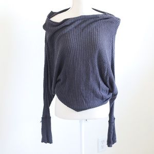 Free  People Waffle Weave Off the Shoulder Top